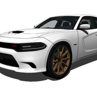超精细汽车模型 道奇 Dodge charger (2)